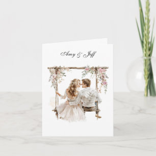 Carte de mariage personnalisée