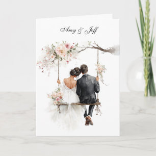 Carte de mariage personnalisée