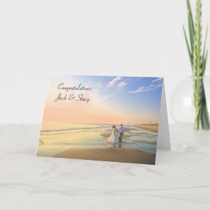 Carte de mariage personnalisée Félicitations