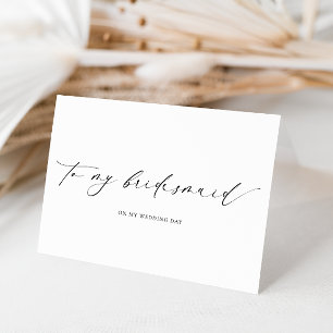 Carte de mariage pour ma demoiselle d'honneur Elle