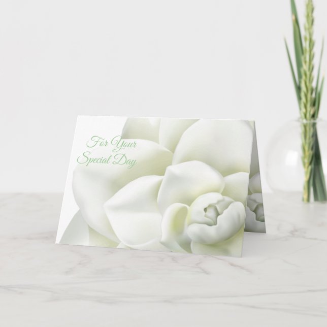 Carte de Mariage Pour Votre Jour Spécial Bénédicti (Devant)