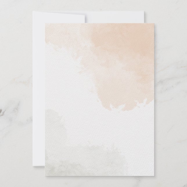 Carte de mariage "Save the Date" Blé Rustique   (Dos)