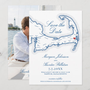 Carte de Mariage Wequassett Resort Save the Date