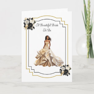 Carte de mariée à être Mariage