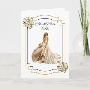 Carte de mariée à être Mariage