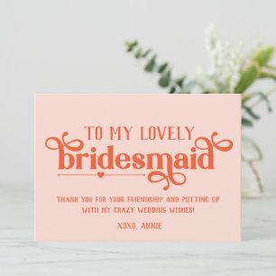 Carte de mariée personnalisée