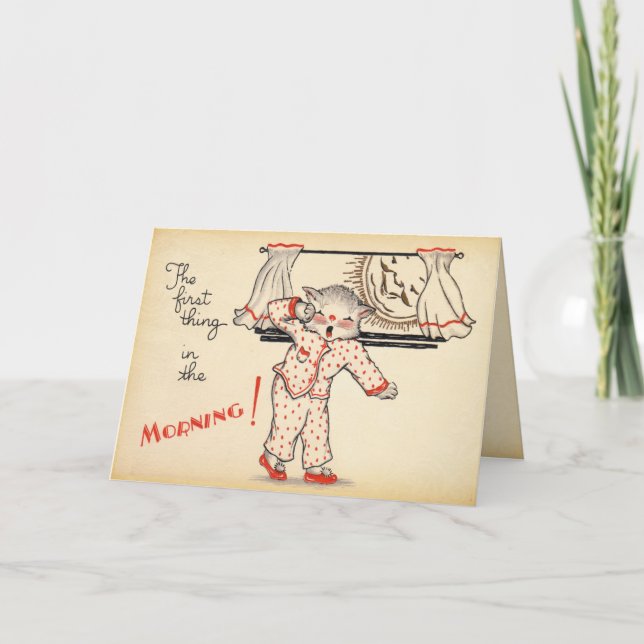 Carte de matin de Noël (Devant)