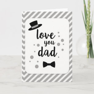Carte de meilleurs vœux pour papa je t'aime