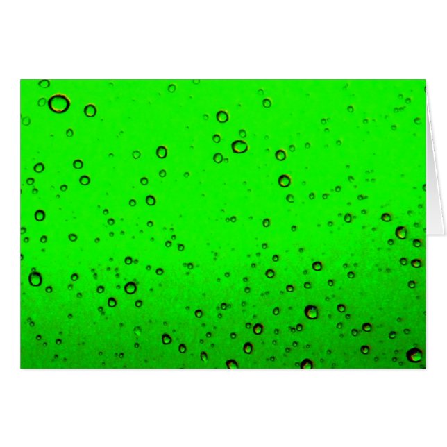 Carte de mémoires à bulles de vert de chaux (Devant horizontal)