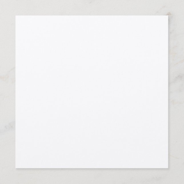 Carte de menu Carré Kraft (Devant)