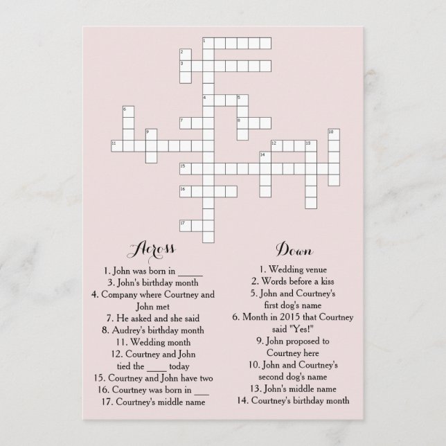 Carte de menu Davis + Harper (Devant)