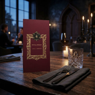 Carte de menu de boissons Halloween personnalisée 