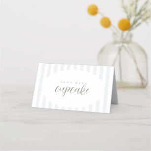 carte de menu de nourriture pliée à rayures d'oie