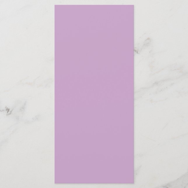 Carte de menu plat Lilac (Devant)