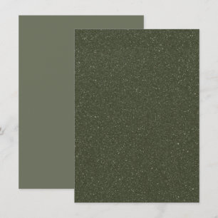 Carte de menu plat texture bruit vert mousse (sur