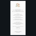 Carte de menu simple inséparable Mariage<br><div class="desc">Conçue pour coordonner avec notre collection d'Inséparables, cette carte de menu dainty dispose d'une arche double avec inséparables aquarelle sur les fleurs, et une police simple et classique. Pour une personnalisation plus avancée de cette conception, par exemple la modification de la disposition, de la police ou de la taille du...</div>