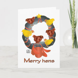 Carte de Merry Hens