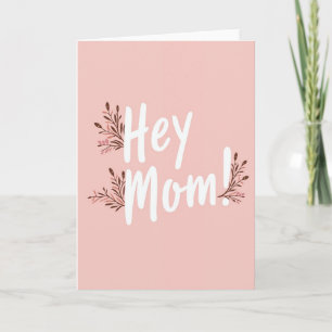 Carte de message affectueux pour maman