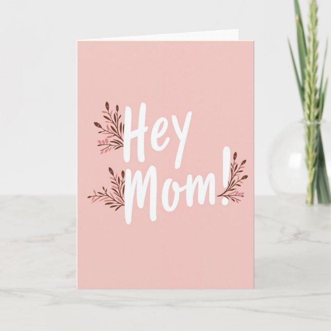 Carte de message affectueux pour maman (Devant)