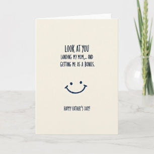 Carte de message bonus Indigo Papa