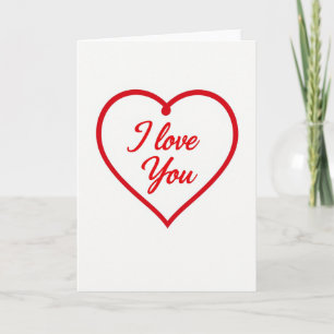 Carte de Message de Amour Sincère