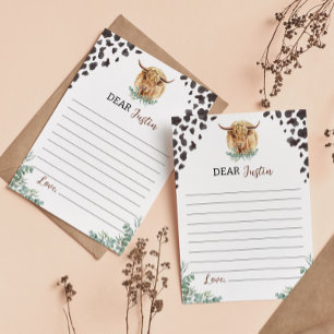 Carte de message de note de la capsule de temps de