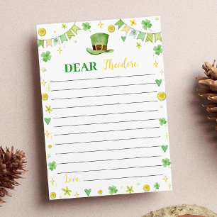 Carte de message de note de note à une seule fois 