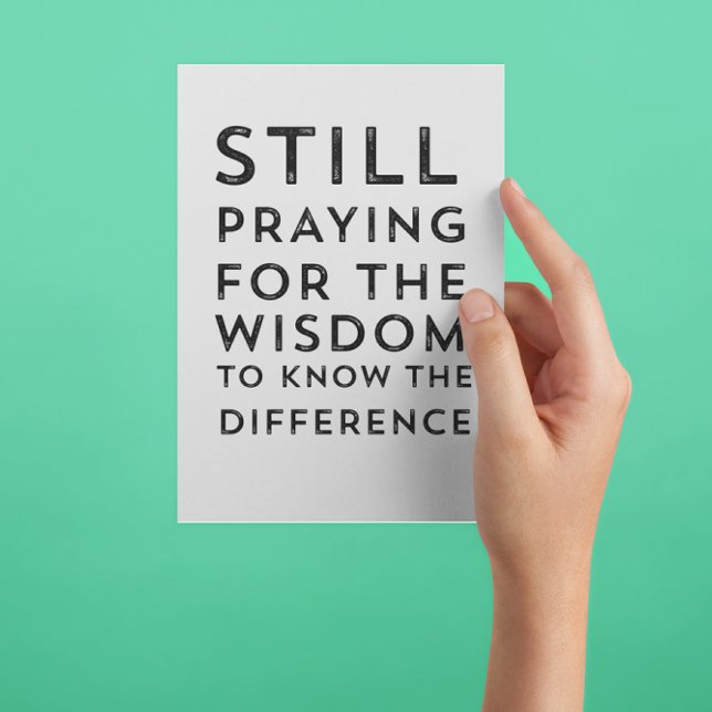 Carte de message de prière pour une Sérénité Hilai (Créateur téléchargé)