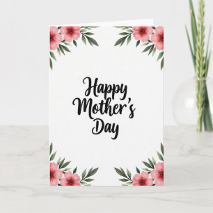 Carte de message Floral Corner