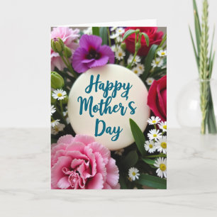 Carte de Message Floral Lumineux
