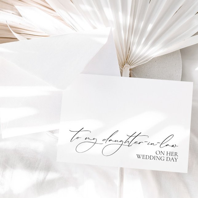 Carte de message Mariage "À ma belle-fille" (Créateur téléchargé)