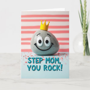 Carte de message pour belle-mère Pebble