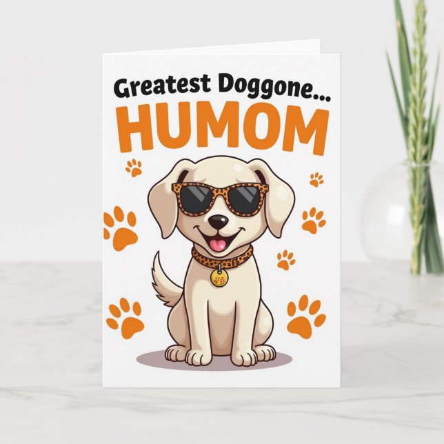 Carte de message pour une maman super qui aime les (Devant)