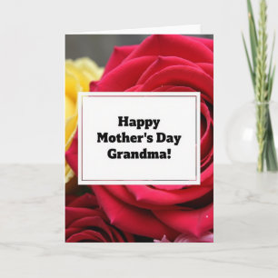 Carte de Message Rose Cramoisi