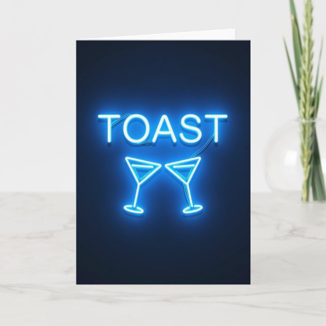 Carte de Message Toast Lumineux (Devant)