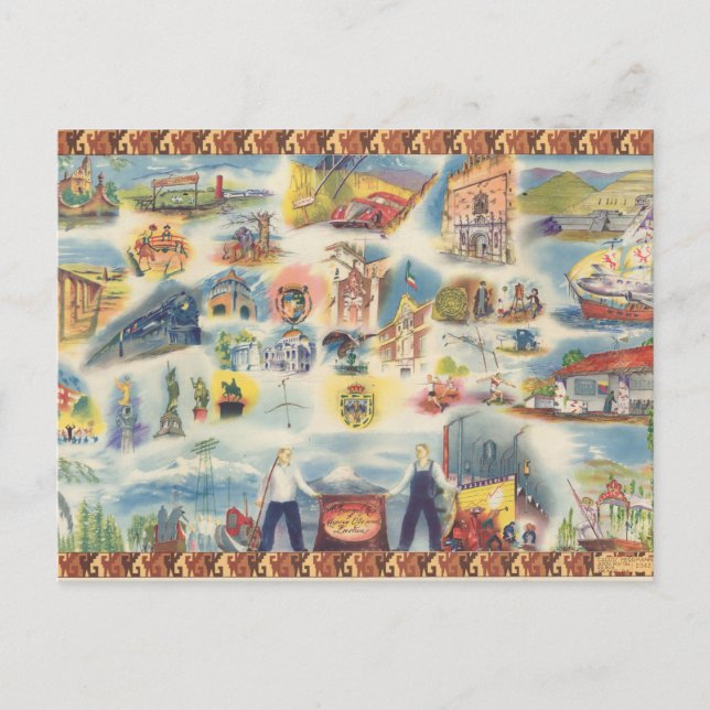 Carte de Mexico et de l'environnement (Devant)