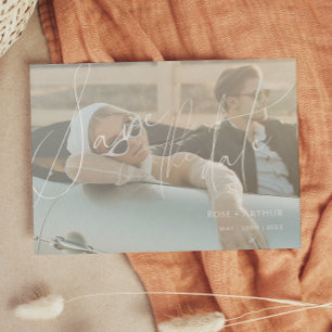 Carte de mise à jour minimale "Save the date"