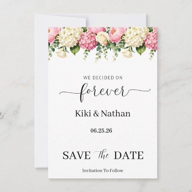 Carte de mise en garde de mariage (Devant)