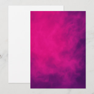 Carte de mise en garde Néon Rose Fumé – Personnali