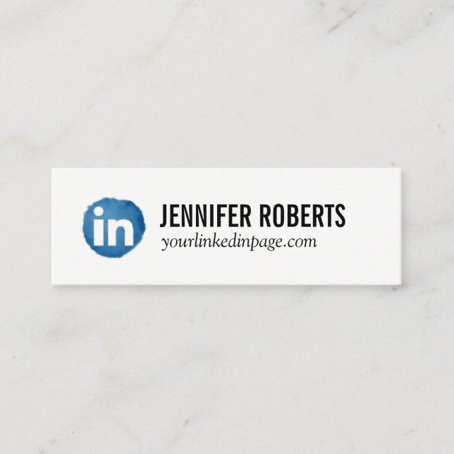 Carte de mise en réseau de Linkedin (Devant)