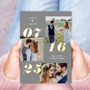 Carte de mise en vente de date "Spread Joy REAL FO