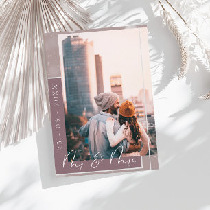 Carte de mise en vente photo à l'écriture pourpre 