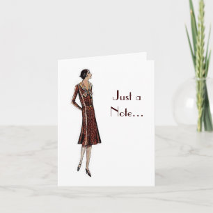 Carte de mode des années 1920