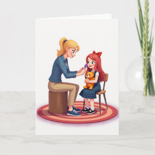 Carte de moment de fête des mères aimante