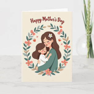Carte de moment familial aimant