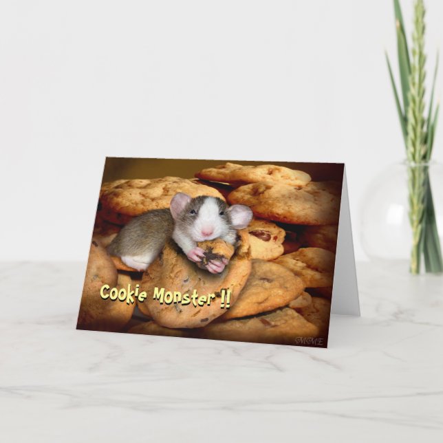 Carte de monstre de biscuit (Devant)