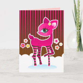 Carte de montage rose et Brown