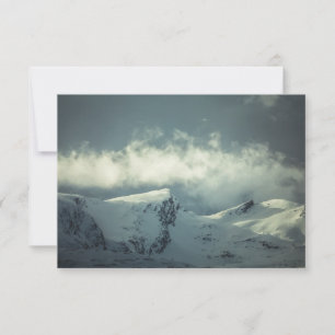 Carte de montagne arctique de Norvège
