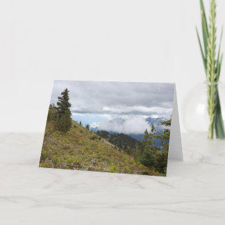 Carte de montagne de citation de psaume