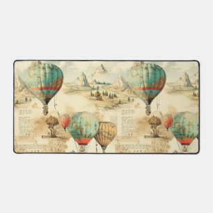 Carte de montagne sauvage en ballon vintage